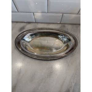 WM. Rogers 12x7 Silver Plate/Bread Dish ES052‎